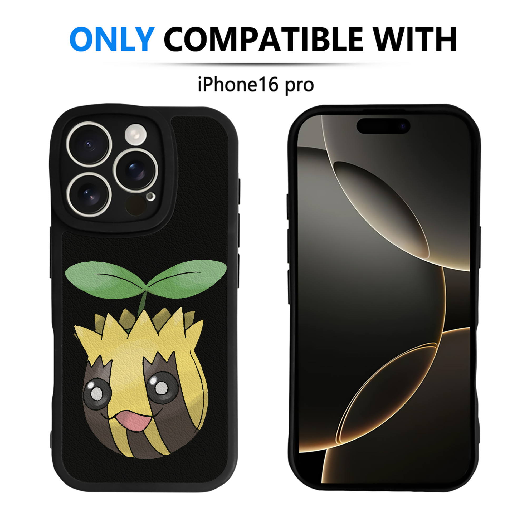 （画像用） ポケットモンスター Pokémon 【iPhone 16シリーズ対応】シリコンスマホケース（レザー調） 材質：シリコン